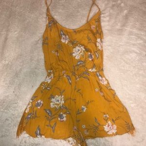 Kendall and Kylies Yellow Romper